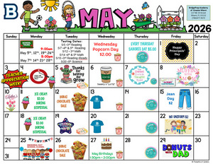 ✨May 2026 Activity Calendar ✨